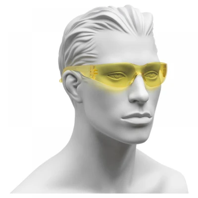 Ochelari pentru vizitatori  90960/SA / Rock Safety / Cu lentile galbene