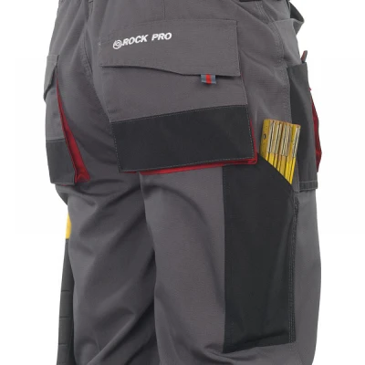 Pantaloni cu talie inalta RPDN / Rock Safety / Pantaloni salopeta talie