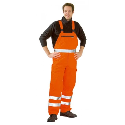 Pantaloni cu pieptar de iarna si ploaie / Rock Safety / Reflectorizanta