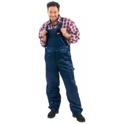 Pantaloni de iarna ROTMN cu pieptar, captusiti / Rock Safety / Pantaloni vatuiti, de iarna