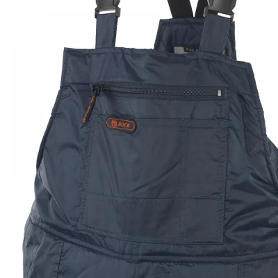 Pantaloni de iarna ROTMN cu pieptar, captusiti / Rock Safety / Pantaloni vatuiti, de iarna