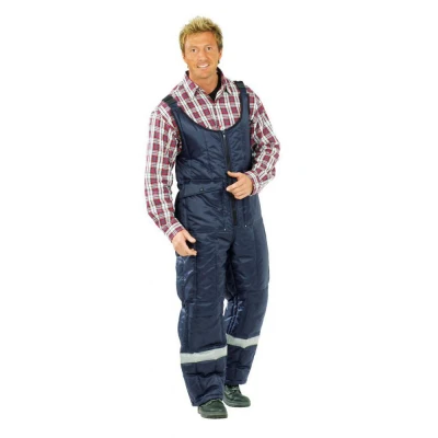 Pantaloni cu pieptar, hala frigorifica / Rock Safety / Pantaloni vatuiti, de iarna