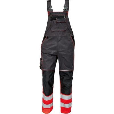Salopeta cu pieptar KNOXFIELD HI-VIS DW / Cerva / Pantaloni salopeta cu pieptar