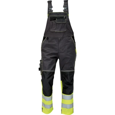 Salopeta cu pieptar KNOXFIELD HI-VIS DW / Cerva / Pantaloni salopeta cu pieptar