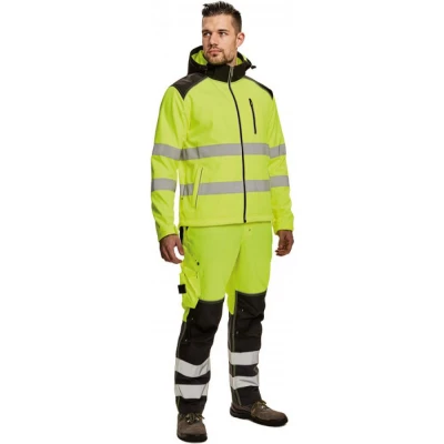 Jacheta softshell KNOXFIELD HI-VIS / Cerva / Reflectorizanta