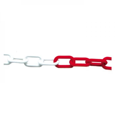 Lant din plastic rosu-alb 25m / Lacuna / Semnalizare-delimitare