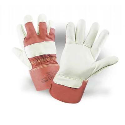 Manusi de protectie 1020R / VM Footwear / Piele cu textil