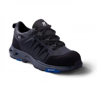 ADDICT BLACK - BASKET DE SÉCURITÉ HOMME CUIR CHANT / Gaston MILLE / Pantofi protectie S3