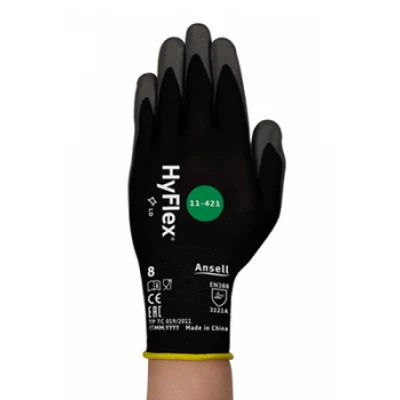 Manusi HyFlex® 11-421 / Ansell / Textile impregnate in poliuretan