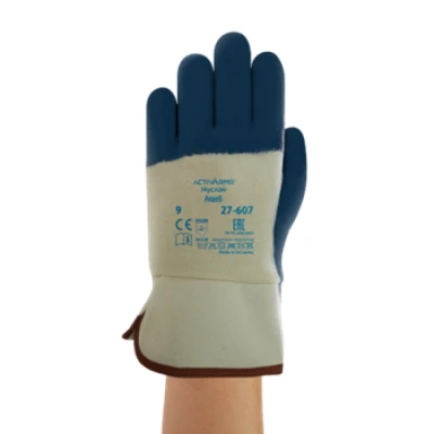 Manusi ActivArmr®Hycron® 27-607 / Ansell / Textile impregnate in nitril