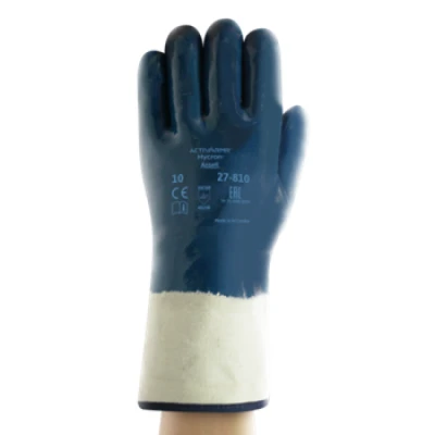 Manusi ActivArmr® Hycron® 27-810 / Ansell / Textile impregnate in nitril