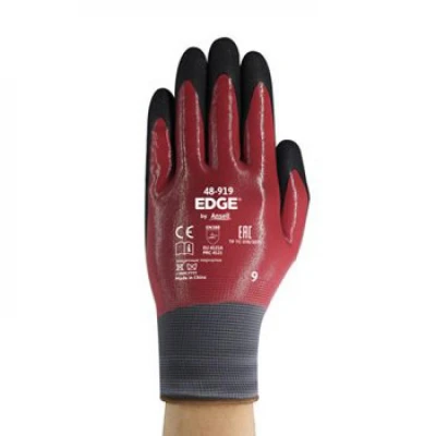 Manusi EDGE® 48-919 / Ansell / Textile impregnate in nitril