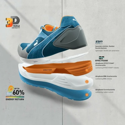 Pantofi AIRTWIST BLUE LOW S3 ESD HRO SRC / Puma Safety / Pantofi protectie S3