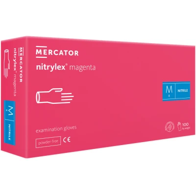 Mănuşi nitrylex® magenta / Mercator / Chirurgicale, medicale