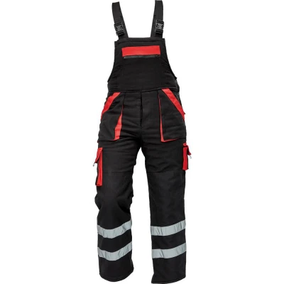 Salopeta cu pieptar de iarna MAX RFLX / Cerva / Pantaloni vatuiti, de iarna, hi-vis, reflectorizanti