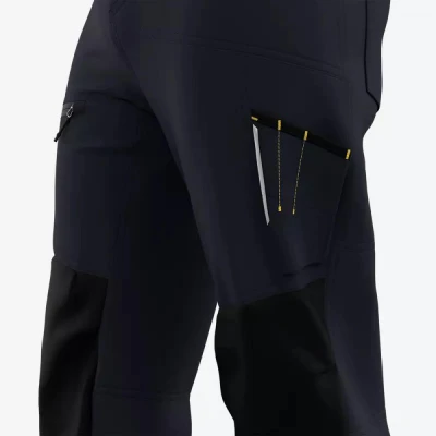 Pantaloni de lucru Cargo MAPLE pentru bărbați / Safety Jogger / Pantaloni salopeta talie