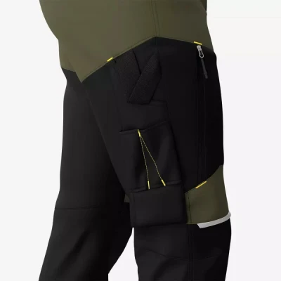 Pantaloni de lucru Cargo OAK pentru bărbați / Safety Jogger / Pantaloni salopeta talie