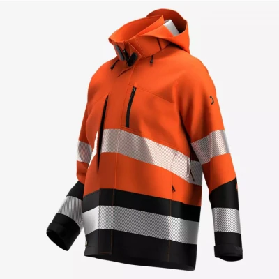 Jachetă softshell SCUTI HiVis pentru bărbați / Safety Jogger / Reflectorizanta