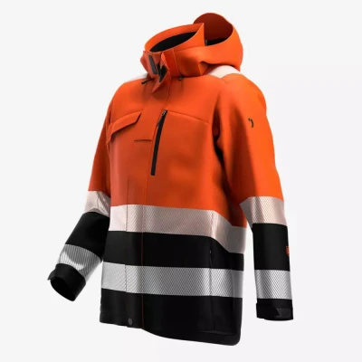 Jachetă de iarnă SCUTI HiVis pentru bărbați / Safety Jogger / Reflectorizanta
