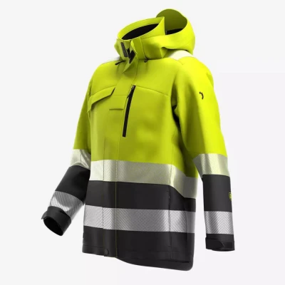 Jachetă de iarnă SCUTI HiVis pentru bărbați / Safety Jogger / Reflectorizanta