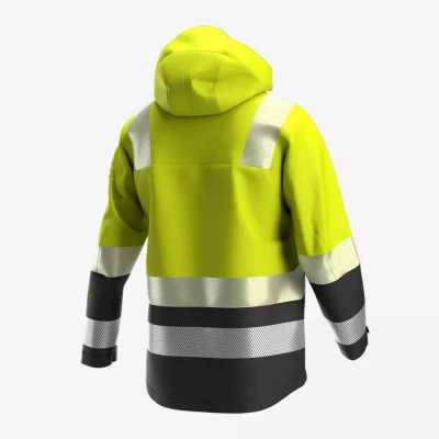 Jachetă de iarnă SCUTI HiVis pentru bărbați / Safety Jogger / Reflectorizanta