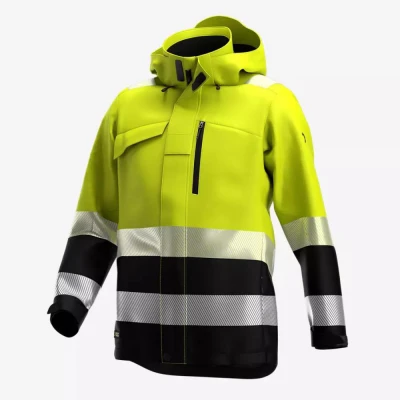 Jachetă de iarnă SCUTI HiVis pentru bărbați / Safety Jogger / Reflectorizanta