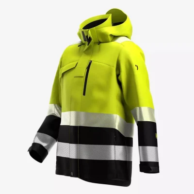 Jachetă de iarnă SCUTI HiVis pentru bărbați / Safety Jogger / Reflectorizanta