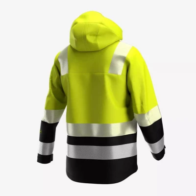 Jachetă de iarnă SCUTI HiVis pentru bărbați / Safety Jogger / Reflectorizanta