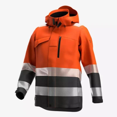 Jachetă de iarnă SCUTI HiVis pentru bărbați / Safety Jogger / Reflectorizanta