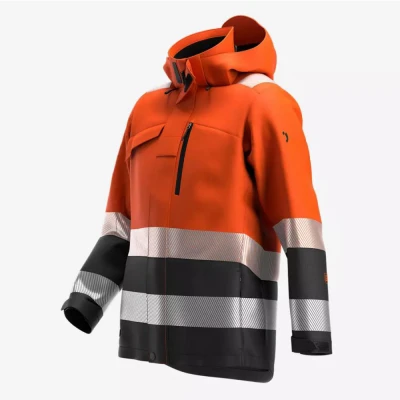 Jachetă de iarnă SCUTI HiVis pentru bărbați / Safety Jogger / Reflectorizanta