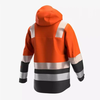 Jachetă de iarnă SCUTI HiVis pentru bărbați / Safety Jogger / Reflectorizanta