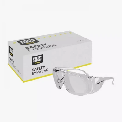 Ochelari de protecție VIRUNGA COVER (10 buc.) / Safety Jogger / Cu lentile transparente