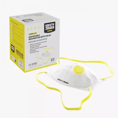 Mască cu supapă FFP2 STORA V P2 (10 buc.) / Safety Jogger / Semimasti simple cu supapa FFP2