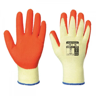 A109 - Mănuși Grip în ambalaj individual / Portwest / Textile impregnate in latex