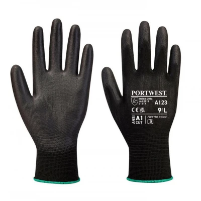 A123 - Mănuși PU Palm fără latex (144 per.) / Portwest / Textile impregnate in poliuretan