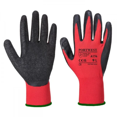A174 - Mănuși Latex Flex Grip / Portwest / Textile impregnate in latex