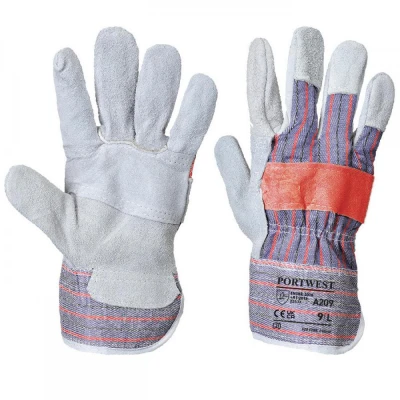 A209 - Mănuși Classic Canadian Rigger / Portwest / Piele cu textil
