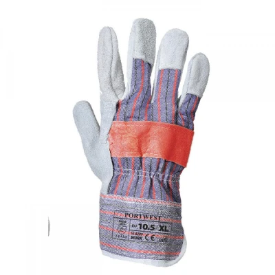 A209 - Mănuși Classic Canadian Rigger / Portwest / Piele cu textil