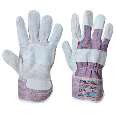 A210 - Mănuși Canadian Rigger / Portwest / Piele cu textil