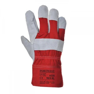 A220 - Mănuși Premium Chrome Rigger / Portwest / Piele cu textil
