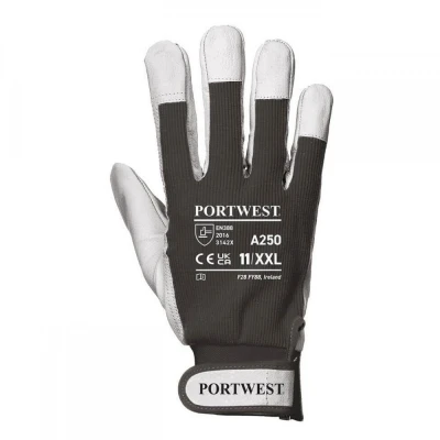 A250 - Mănuși Tergsus / Portwest / Piele cu textil