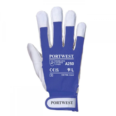 A250 - Mănuși Tergsus / Portwest / Piele cu textil