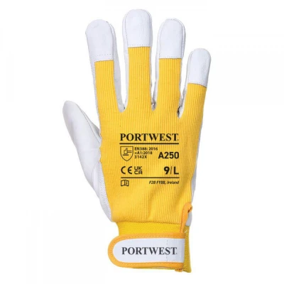 A250 - Mănuși Tergsus / Portwest / Piele cu textil