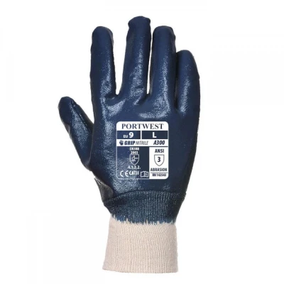 A300 - Mănuși Nitrile Knitwrist / Portwest / Textile impregnate in nitril