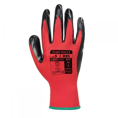 A319 - Mănuși Flexo Grip Nitrile în ambalaj indivi / Portwest / Textile impregnate in nitril