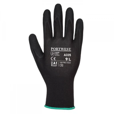 A335 - Mănuși Dermi-Grip NPR15 Nitrile Sandy / Portwest / Textile impregnate in nitril