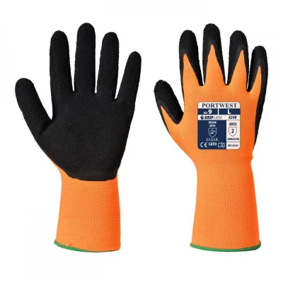 A340 - Mănuși HiVis Grip din latex / Portwest / Textile impregnate in latex