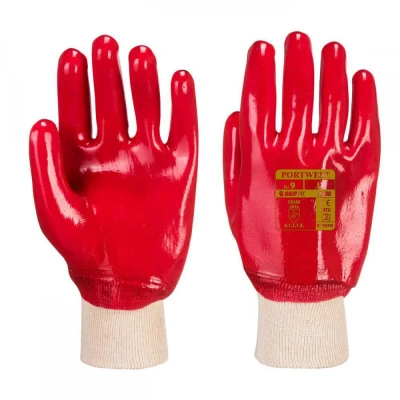 A400 - Mănuși PVC Knitwrist / Portwest / Textile impregnate in PVC