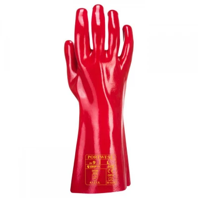 A435 - Mănuși din PVC 35 cm / Portwest / Antichimice din PVC