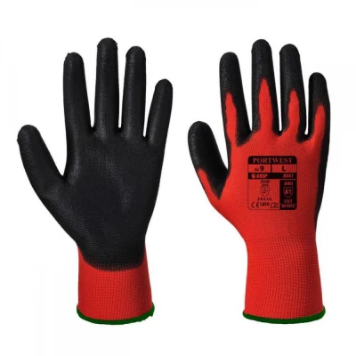 A641 - Mănuși Red PU / Portwest / Textile impregnate in poliuretan
